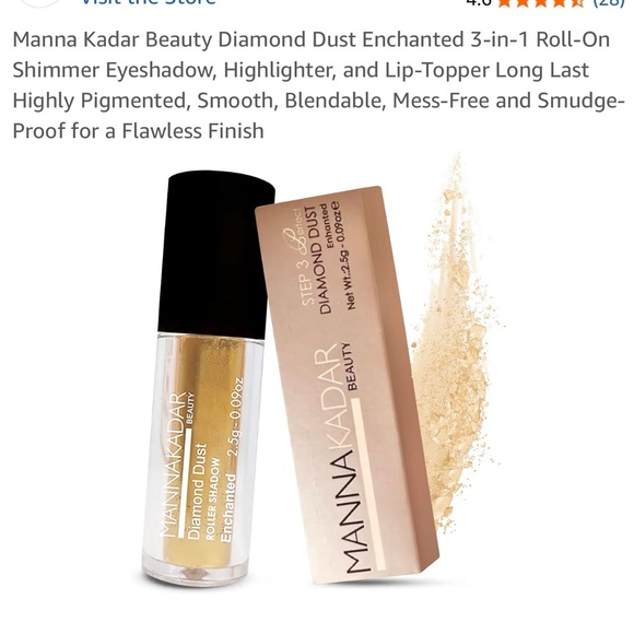 NWT/NIB/Sealed Manna Kadar Roll-on Diamond Dust 2.5g New still sealed - Picture 6 of 11